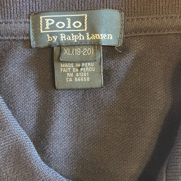 Polo Ralph Lauren short sleeve polo  XL (18-20) with embroidered logo - Picture 3 of 9